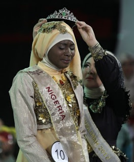 21Year Old Unilag Student, Aisha Ajibola Crowned Miss Muslim World 2013