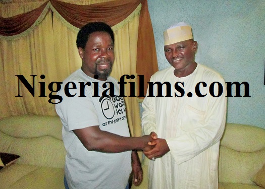 BREAKING NEWS: PICTURE – Al Mustapha Visits TB Joshua Immediately After Release