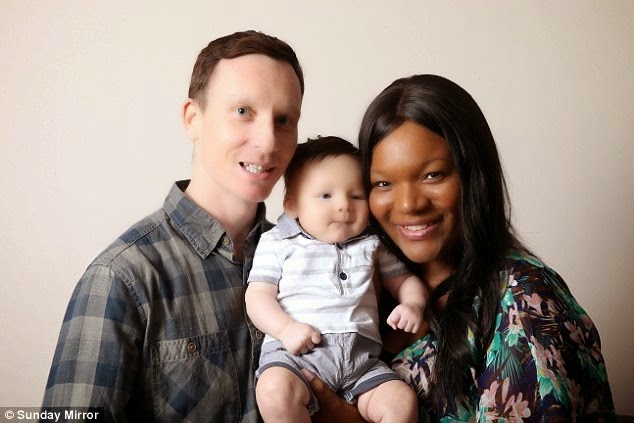 Black Nigerian woman gives birth to white baby [Photos]