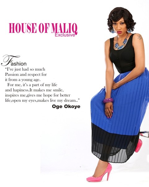 Nollywood Actresses, Oge Okoye, Princess Chineke, Cover House of Maliq