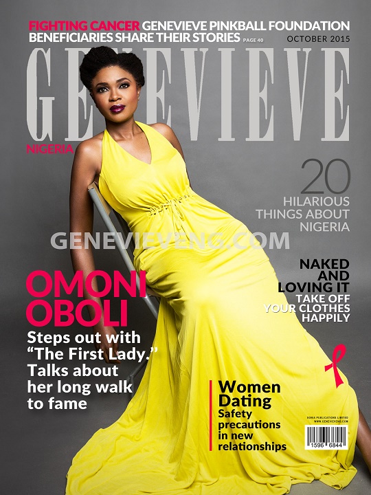 Omoni Oboli Covers Genevieve Magazine October Edition