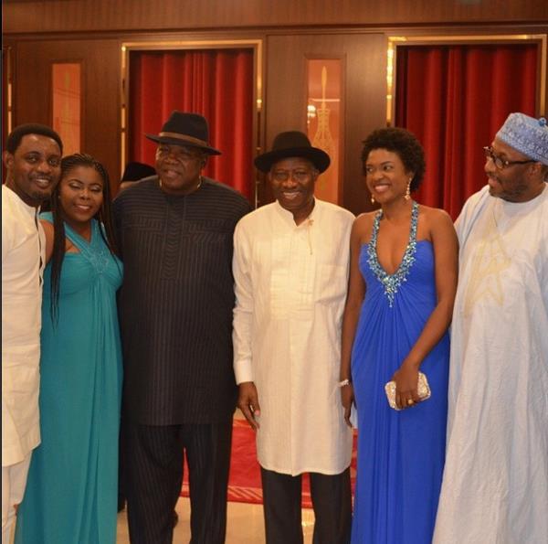 Actress, Omoni Oboli returns to Aso Rock in gorgeous dress (LOOK)