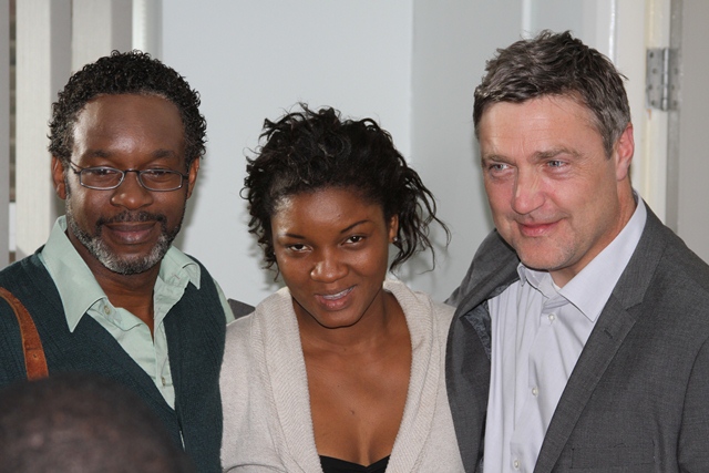 Omotola in London shooting feature film Amina