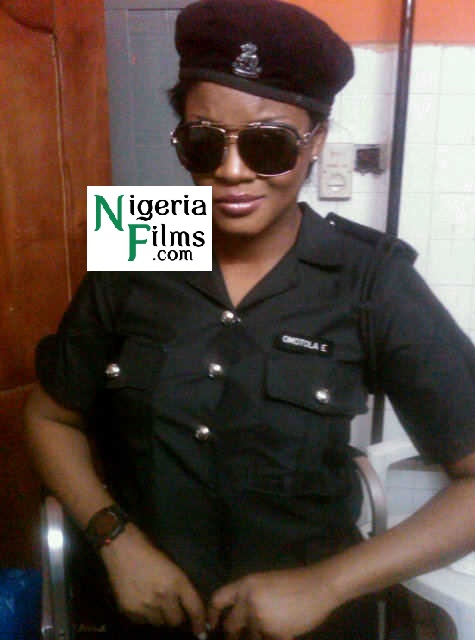 Sultry Actress, Omotola Jalade Now A Police Officer