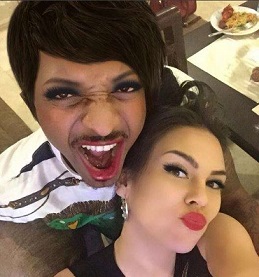 IK Ogbonna’s Wife Turns Him Into A Woman (Photo)