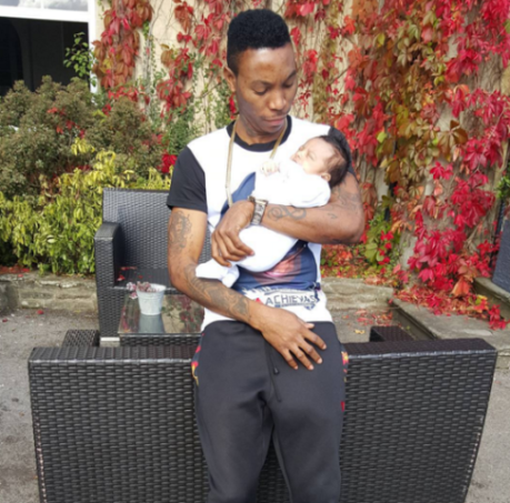 Solidstar Resumes Daddy Duty In UK (Photos)