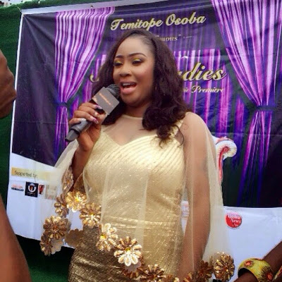 Celebrities Rock Purple For Tope Osoba’s Movie Premiere