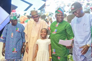 9 Year Old Nicole Benson Officially Donates Her Lunch Money  (N5,785) for Buhari’s Campaign