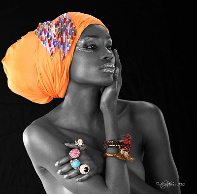 Ex Beauty Queen ENE MAYA Debuts With Exquisite Headwear.