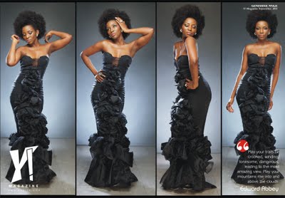 GENEVIEVE NNAJI COVER Y! MAGAZINE