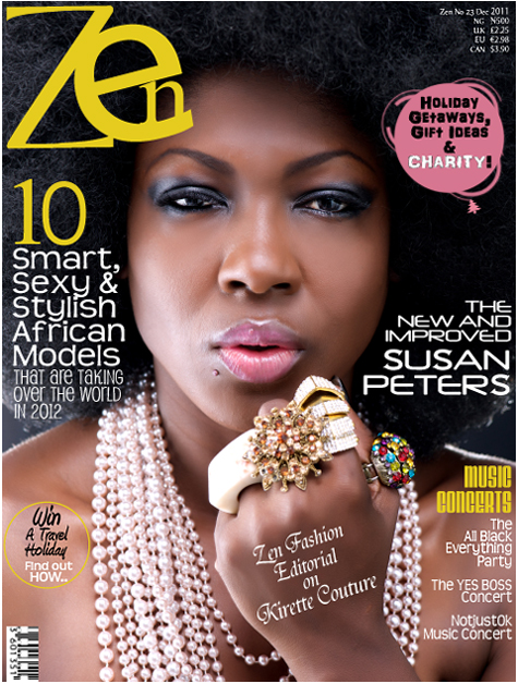 ACTRESS SUSAN PETERS COVERS THE XMAS EDITION OF ZEN MAGAZINE