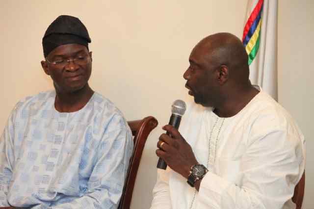 AGN Visits Gov. Fashola Over Father’s Demise (Photos)