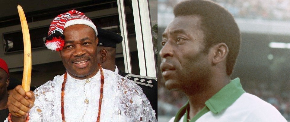 Football Legend, Pele’s Presence Will Stop Insurgency in Nigeria………Governor Akpabio