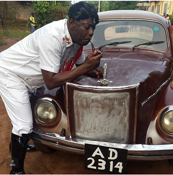 See Segun Arinze’s New Car in Jaja (Photos)