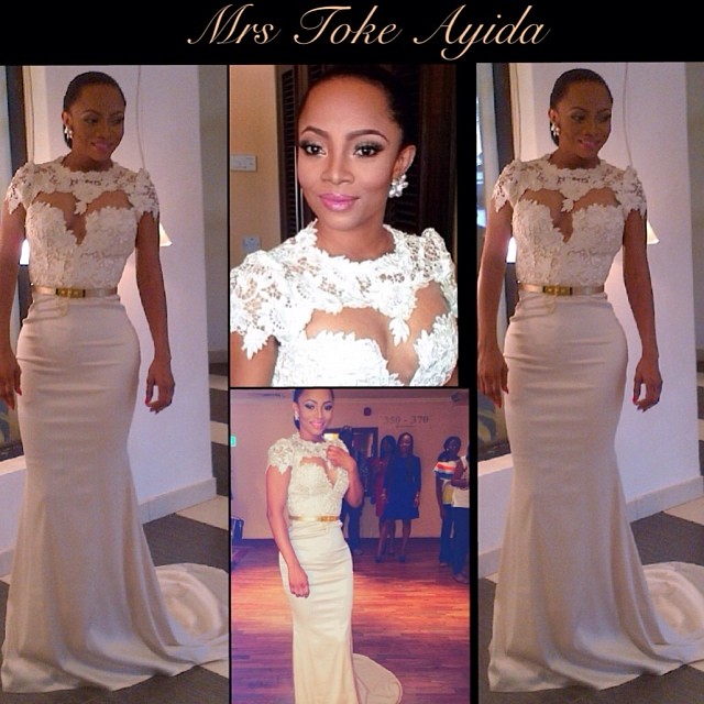 Famous OAP Toke Makinwa Opens Up On Wedding; Shares Photos