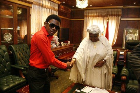 Comedian Baba De Baba Meets Gambian Vice President