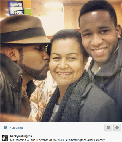 Banky W Posts Picture Of Mum, Brother