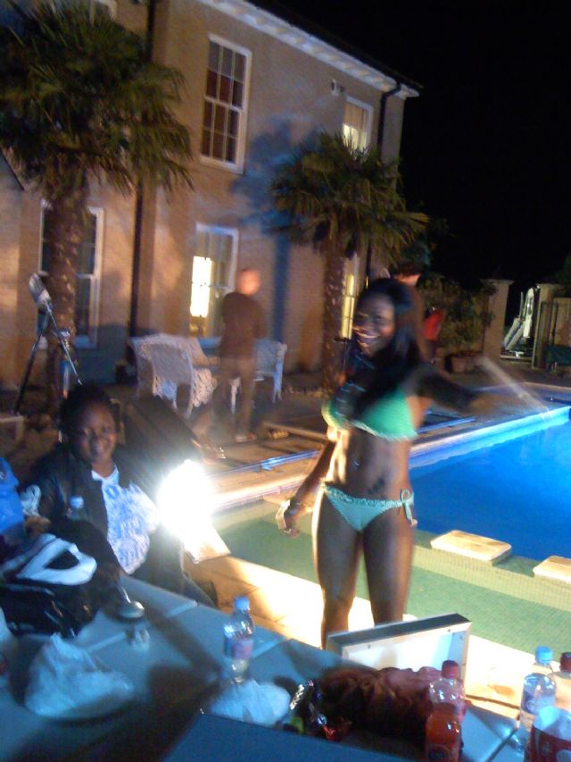 EXCLUSIVE PHOTO: Big Brother Amplified Karen Igho on set of Tuface Idibia’s Video Shoot.