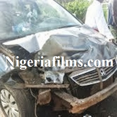 Movie Star, Biola Eyin Oka, Crashes Honda Car On Badagry Expressway [Picture]