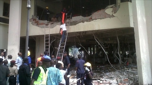 DEADLY BOMB BLAST ROCKS NIGERIA UN BUILDING