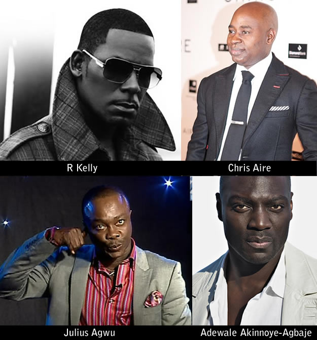 ‘Brotherhood’ of Stars – R Kelly, Chris Aire, Adewale Akinnuoye-Agbaje, & Julius Agwu, on Moments With Mo