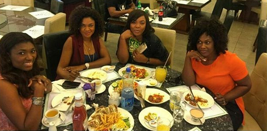 Peace At Last? Chioma Akpotha And Friends Reconciles Over Lunch (photos)