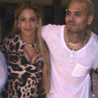 Chris Brown Makes Out With A Popular Female Nigerian Model, Veezee.