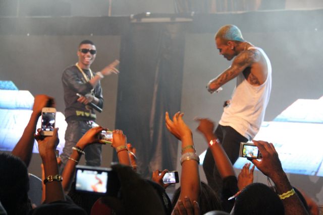 Video: Wizkid Performs With Chris Brown In Ghana