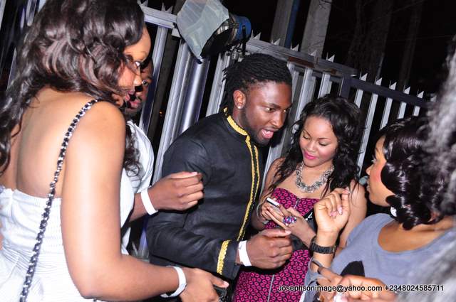 GENEVIEVE NNAJI,UTI UWACHUKWU GRACED OPENING OF NEW NIGHT CLUB,CHROME.(PHOTOS)