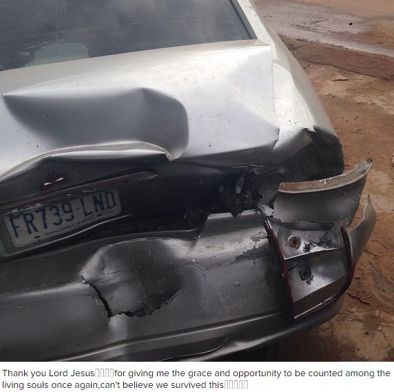 Klever Jay Survives Car Accident In Lagos (Photo inside)