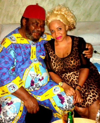 See How Cossy Orjiakor Dressed To Pete Edochie