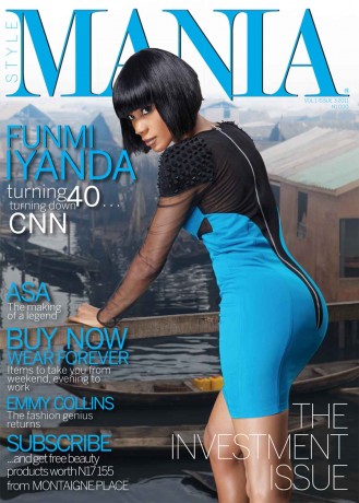 ACE BROADCASTER,FUNMI IYANDA COVERS MANIA MAGAZINE