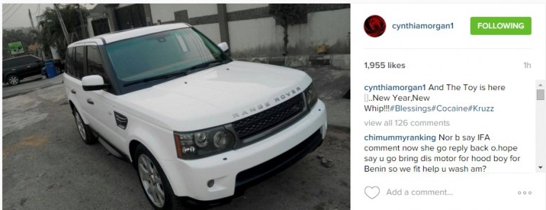 See How Cynthia Morgan Lavished Millions After Failing out of The Headies