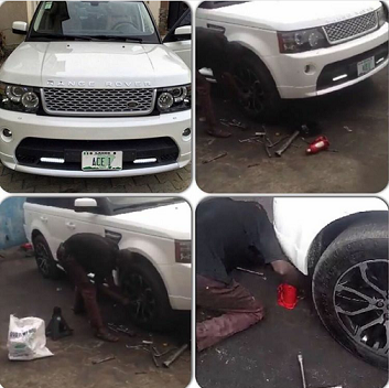 IK Ogbonna’s Latest Range Rover Develops Fault During First Public Outing (Photo)