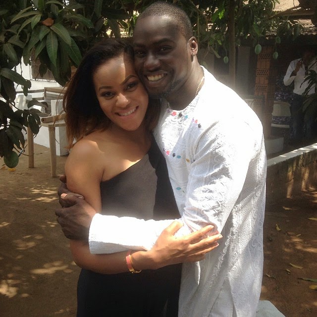 Dele Momodu Pays Surprise Visit To Chris Attoh’s New Family As They Christen New Baby