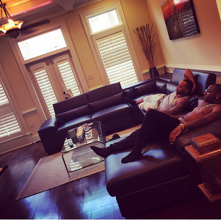 Davido Chills Out With Sina Rambo In New USA Home