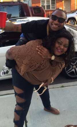 Davido and Eniola Badmus Playing Rough Play in New York (Photos)