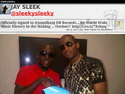 D’banj Signs Jay Sleek (as Don Jazzy’s replacement) As Official Producer Of His Record Label (DB Records).