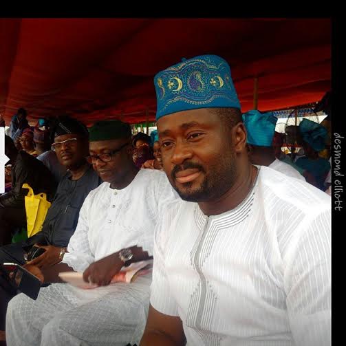 Desmond Elliot Rock Blue For New Governor, Akinwunmi Ambode