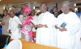 David Mark’s Daughter Anne Weds Emmanuel Egwa In Abuja (Pictures)