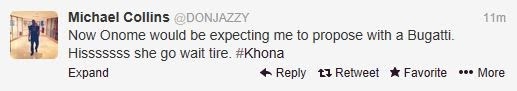 Aftermath Of Peter Okoye’s Proposal… Don Jazzy Tweets his boo Onome go wait tire