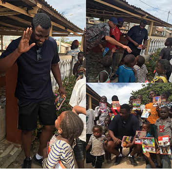 See What John Dumelo did in Gambia