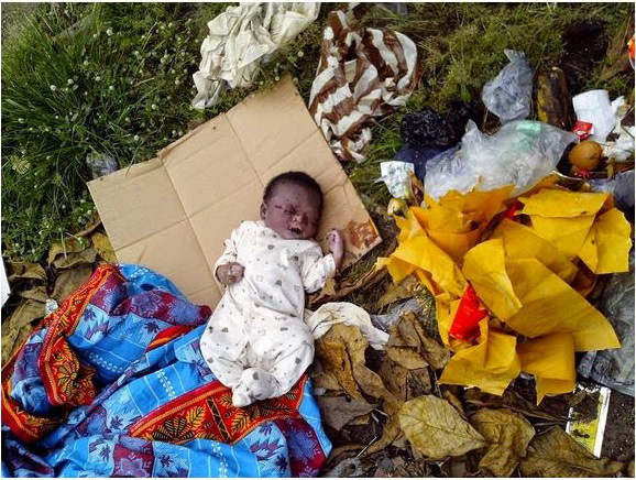 Tension In Isoko Community as Woman Dumps Six-month-old Baby In Refuse