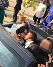 The Kiss, Brides 3 Outfits, Lovely Cake And More About Ebuka Obi-Uchendu’s Exquisite Wedding (Photos)