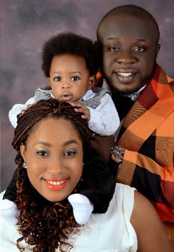 Elenu Shares Cute Family Portrait