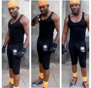 Emeka Enyiocha Hits Gym To Keep Fit