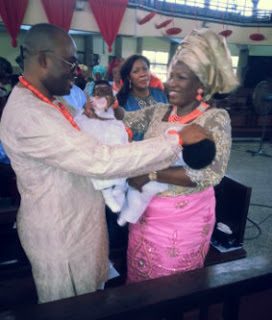 NOLLYWOOD STAR, EMEKA OSSAI DEDICATES TWINS