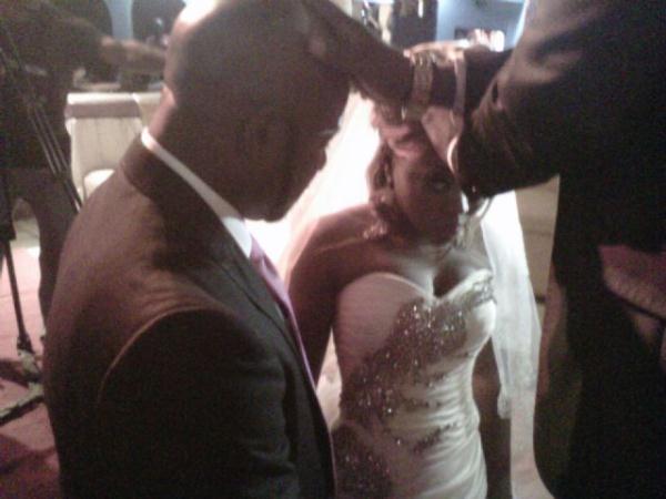 Nollywood Actor Who Is Also Gov Orji’s Aide Marries Singer, Davina In Lagos [Pictures]