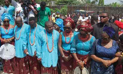 First Picture From Justus Esiri’s Burial