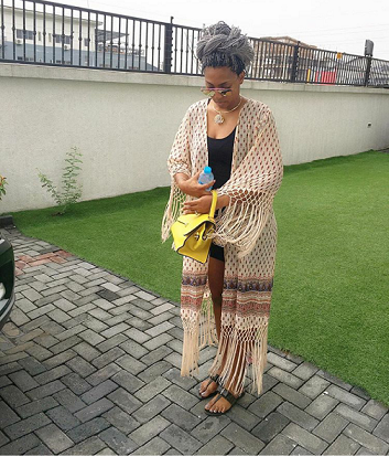 Checkout Pregnant Lilian Esoro’s outfit for the day